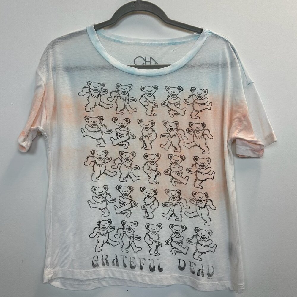 Chaser Grateful Dead Dancing Bear Short Sleeve Graphic Tee XS